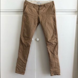 Uniqlo women IDLF Chino wide leg pants